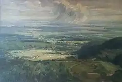 Panorama du col de la Chevestraye - Haute-Saône.