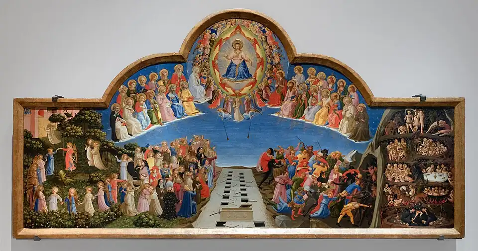 Le Jugement dernier, v. 1431,musée national San Marco.