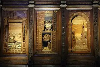 Détail des stalles.