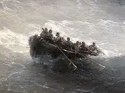 Barque et naufragés