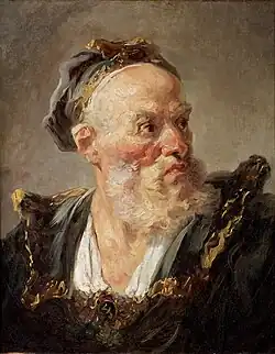 Tête de vieillard, vers 1765 – Musée Jacquemart-André, Paris.