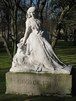 Monument à George Sand, 1905, Paris, jardin du Luxembourg.