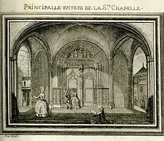 Entrée de la Sainte-Chapelle