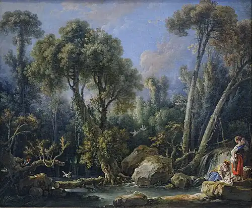 Lavandières dans un paysage, 1760 – Clark Art Institute, Williamstown.