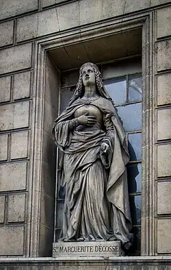 Sainte Marguerite d'Écosse (1045-1093), Paris, église de la Madeleine.
