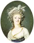 Portrait miniature de Marie-Antoinette - 1790