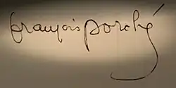 signature de François Porché