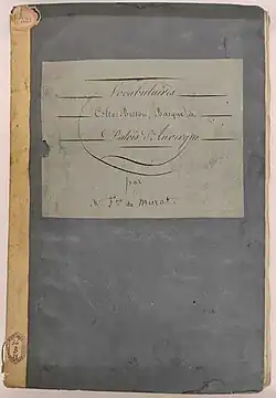 Image du manuscrit "Vocabulaires Celto-Breton, Basque et Patois d'Auvergne"