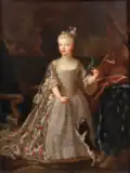 Marie Anne Victoire enfant, par artiste inconnu.