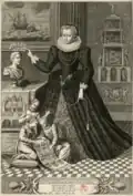 Françoise Robertet, fille de François II et épouse de Tristan de Rostaing.