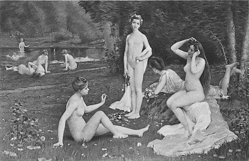 Au Fond des bois (Salon de 1889), Nice, musée des beaux-arts.