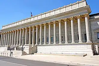 Palais de  justice historique de Lyon en 2014.
