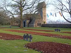 Le cimetière militaire allemand à La Chapelle-en-Juger.