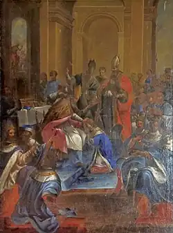 Le Sacre du roi Louis IX.