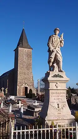 Monument aux morts de Vaubadon.
