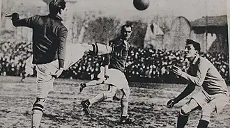 Match amical de 1921 à Marseille.