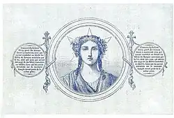 25 francs bleu, Face verso