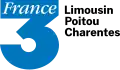 Logo de France 3 Limousin Poitou-Charentes du 7 septembre 1992 au 6 janvier 2002.