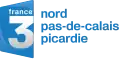 Logo de France 3 Nord-Pas-de-Calais Picardie du 7 avril 2008 au 3 janvier 2010.