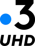 Logo de France 3 UHD du 10 juillet au 10 septembre 2024.
