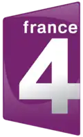 Logo de France 4 du 7 avril 2008 au 19 septembre 2011