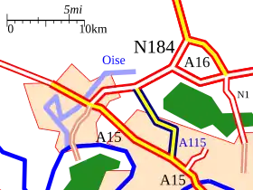 Carte de la route.