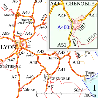 Carte de la route.