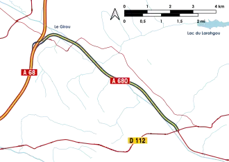 Carte de la route.
