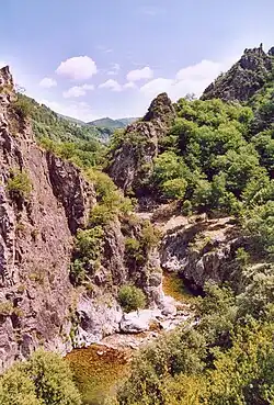Haute-vallée de l'Ardèche.