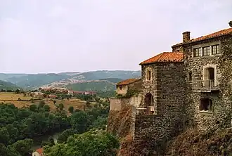 Le village vu depuis le château.