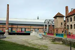 L'ancienne verrerie, devenue Centre international d'art verrier.