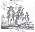 Costumes de l'Allier du XIXe&nbsp;siècle.