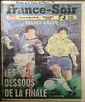 France Soir 1998 - dédicacé par tous les joueurs de l'Équipe de France