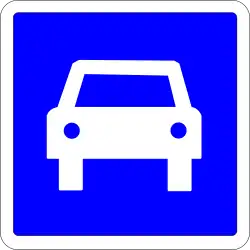 Route pour automobiles