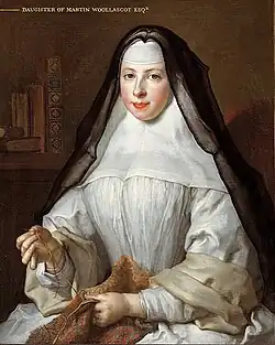 Frances Woollascott, religieuse.