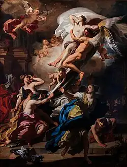 Francesco Solimena - L’Enlèvement d'Orphée, XVIIIe siècle