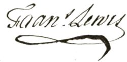 signature de Francis Lewis