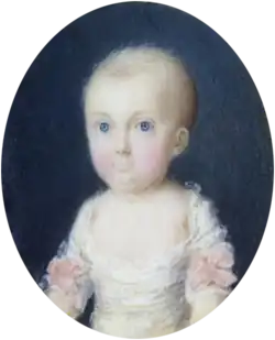 François Ier de Naples et de Sicile (1777-1830), miniature de peintre inconnu.