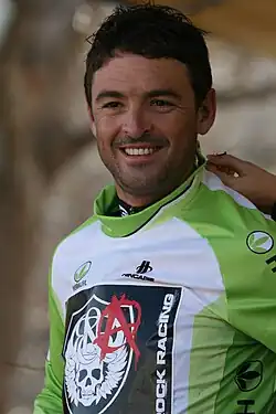 Francisco Mancebo sur le podium du Tour de Californie 2009