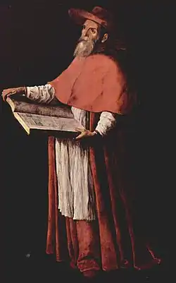 Saint Jérôme (en habit de cardinal), 1626-1627, Séville, musée des Beaux-Arts.