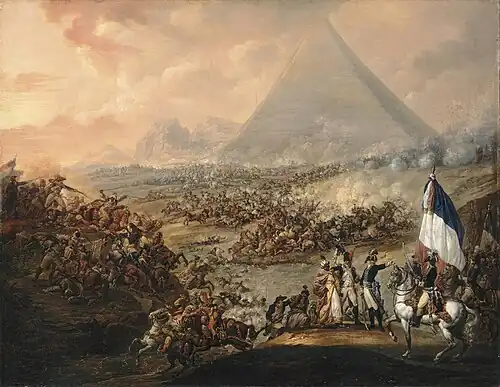 La Bataille des pyramides (1798-1799), musée des beaux-arts de Valenciennes.