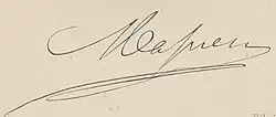 signature de François Massieu