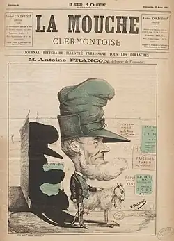 Antoine Francon (La Mouche clermontoise, 25 août 1867)