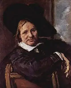 Portrait d'homme, v.1660-1666, huile sur toile, 79,5&nbsp;× 66,5&nbsp;cm (Museumslandschaft Hessen-Kassel - Gemäldegalerie Alte Meister - Schloss Wilhelmshöhe, Cassel).