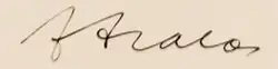 signature de František Halas