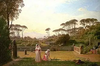 Jardin de la Villa Doria Pamphilj à Rome.