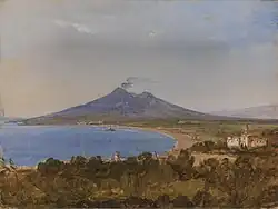 Vue du Golfe de Naples et du Vésuve (vers 1820) Copenhague, Statens Museum for Kunst.