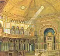 Intérieur de la Türkischer Tempel (aquarelle de 1890).