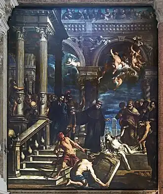 Le Miracle de saint Antoine par Francesco Rosa.