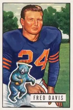 Description de l'image Fred Davis - 1951 Bowman.jpg.